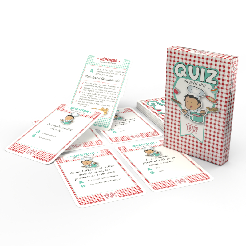 Jeu de quiz personnalisable - Différents thèmes Quiz du petit chez